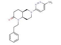 (4aS*,8aR*)-6-(6-methylpyridazin-3-yl)-1-(2-phenylethyl)octahydro-1,6-naphthyridin-2(1H)-one