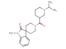 1'-[(1-isopropyl-3-piperidinyl)carbonyl]-1-methylspiro[indole-3,4'-piperidin]-2(1H)-one