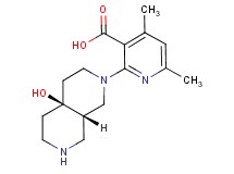 2-[rel-(4aS,8aS)-4a-hydroxyoctahydro-2,7-naphthyridin-2(1H)-yl]-4,6-dimethylnicotinic acid dihydrochloride