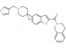 4-[2-(3,4-dihydro-2(1H)-isoquinolinylcarbonyl)-1-benzofuran-5-yl]-1-(3-thienylmethyl)-4-piperidinol