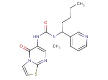 N-methyl-N'-(5-oxo-5H-[1,3]thiazolo[3,2-a]pyrimidin-6-yl)-N-(1-pyridin-3-ylpentyl)urea