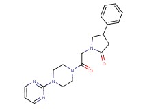 1-[2-oxo-2-(4-pyrimidin-2-ylpiperazin-1-yl)ethyl]-4-phenylpyrrolidin-2-one