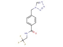 4-(1H-tetrazol-1-ylmethyl)-N-(2,2,2-trifluoroethyl)benzamide