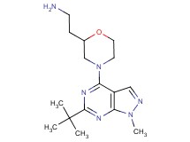 2-[4-(6-tert-butyl-1-methyl-1H-pyrazolo[3,4-d]pyrimidin-4-yl)-2-morpholinyl]ethanamine