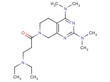 7-[3-(diethylamino)propanoyl]-N,N,N',N'-tetramethyl-5,6,7,8-tetrahydropyrido[3,4-d]pyrimidine-2,4-diamine