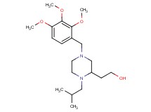 2-[1-isobutyl-4-(2,3,4-trimethoxybenzyl)-2-piperazinyl]ethanol