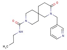 3-oxo-N-propyl-2-(pyridin-3-ylmethyl)-2,9-diazaspiro[5.5]undecane-9-carboxamide