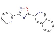 3-[3-(2-pyridinyl)-1,2,4-oxadiazol-5-yl]isoquinoline
