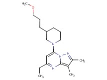 5-ethyl-7-[3-(3-methoxypropyl)piperidin-1-yl]-2,3-dimethylpyrazolo[1,5-a]pyrimidine