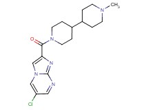 1-[(6-chloroimidazo[1,2-a]pyrimidin-2-yl)carbonyl]-1'-methyl-4,4'-bipiperidine