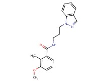 N-[3-(1H-indazol-1-yl)propyl]-3-methoxy-2-methylbenzamide