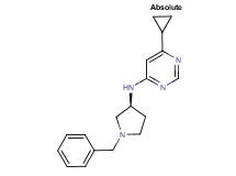 N-[(3S)-1-benzylpyrrolidin-3-yl]-6-cyclopropylpyrimidin-4-amine