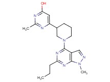 2-methyl-6-[1-(1-methyl-6-propyl-1H-pyrazolo[3,4-d]pyrimidin-4-yl)piperidin-3-yl]pyrimidin-4-ol