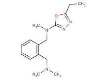 N-{2-[(dimethylamino)methyl]benzyl}-5-ethyl-N-methyl-1,3,4-oxadiazol-2-amine