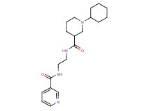 N-(2-{[(1-cyclohexylpiperidin-3-yl)carbonyl]amino}ethyl)nicotinamide