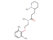 N-[2-(2,6-dimethylphenoxy)ethyl]-N-methyl-3-(1-methyl-2-piperidinyl)propanamide