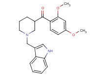 (2,4-dimethoxyphenyl)[1-(1H-indol-3-ylmethyl)-3-piperidinyl]methanone