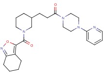 3-({3-[3-oxo-3-(4-pyridin-2-ylpiperazin-1-yl)propyl]piperidin-1-yl}carbonyl)-4,5,6,7-tetrahydro-2,1-benzisoxazole
