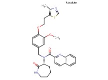 N-{3-methoxy-4-[2-(4-methyl-1,3-thiazol-5-yl)ethoxy]benzyl}-N-[(3S)-2-oxo-3-azepanyl]-2-quinolinecarboxamide