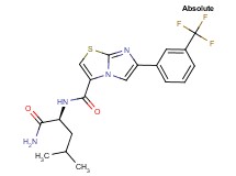 N-[(1S)-1-(aminocarbonyl)-3-methylbutyl]-6-[3-(trifluoromethyl)phenyl]imidazo[2,1-b][1,3]thiazole-3-carboxamide
