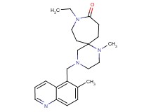 9-ethyl-1-methyl-4-[(6-methylquinolin-5-yl)methyl]-1,4,9-triazaspiro[5.6]dodecan-10-one