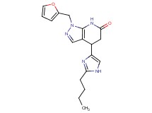 4-(2-butyl-1H-imidazol-4-yl)-1-(2-furylmethyl)-1,4,5,7-tetrahydro-6H-pyrazolo[3,4-b]pyridin-6-one