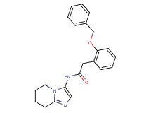 2-[2-(benzyloxy)phenyl]-N-(5,6,7,8-tetrahydroimidazo[1,2-a]pyridin-3-yl)acetamide