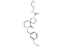 7-(3-methoxybenzyl)-6-oxo-N-propyl-2,7-diazaspiro[4.5]decane-2-carboxamide