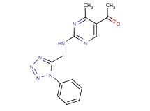 1-(4-methyl-2-{[(1-phenyl-1H-tetrazol-5-yl)methyl]amino}pyrimidin-5-yl)ethanone