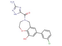 4-[(3-amino-1H-1,2,4-triazol-5-yl)carbonyl]-7-(3-chlorophenyl)-2,3,4,5-tetrahydro-1,4-benzoxazepin-9-ol