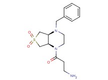 {3-[rel-(4aS,7aR)-4-benzyl-6,6-dioxidohexahydrothieno[3,4-b]pyrazin-1(2H)-yl]-3-oxopropyl}amine dihydrochloride
