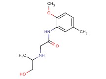 2-[(2-hydroxy-1-methylethyl)amino]-N-(2-methoxy-5-methylphenyl)acetamide