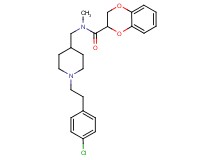 N-({1-[2-(4-chlorophenyl)ethyl]-4-piperidinyl}methyl)-N-methyl-2,3-dihydro-1,4-benzodioxine-2-carboxamide