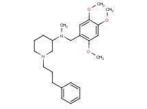 N-methyl-1-(3-phenylpropyl)-N-(2,4,5-trimethoxybenzyl)-3-piperidinamine