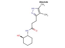 3-(4,5-dimethyl-1H-pyrazol-3-yl)-N-[(1R,2R)-2-hydroxycyclohexyl]propanamide