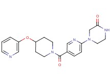 4-(5-{[4-(pyridin-3-yloxy)piperidin-1-yl]carbonyl}pyridin-2-yl)piperazin-2-one