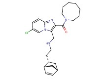 N-{[2-(1-azocanylcarbonyl)-6-chloroimidazo[1,2-a]pyridin-3-yl]methyl}-2-[(1S*,2S*,4S*)-bicyclo[2.2.1]hept-5-en-2-yl]ethanamine