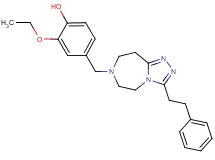 2-ethoxy-4-{[3-(2-phenylethyl)-5,6,8,9-tetrahydro-7H-[1,2,4]triazolo[4,3-d][1,4]diazepin-7-yl]methyl}phenol