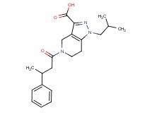 1-isobutyl-5-(3-phenylbutanoyl)-4,5,6,7-tetrahydro-1H-pyrazolo[4,3-c]pyridine-3-carboxylic acid