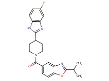5-{[4-(5-fluoro-1H-benzimidazol-2-yl)-1-piperidinyl]carbonyl}-2-isopropyl-1,3-benzoxazole