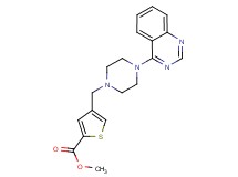 methyl 4-{[4-(4-quinazolinyl)-1-piperazinyl]methyl}-2-thiophenecarboxylate