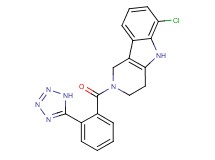 6-chloro-2-[2-(1H-tetrazol-5-yl)benzoyl]-2,3,4,5-tetrahydro-1H-pyrido[4,3-b]indole