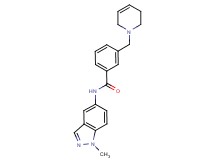 3-(3,6-dihydropyridin-1(2H)-ylmethyl)-N-(1-methyl-1H-indazol-5-yl)benzamide
