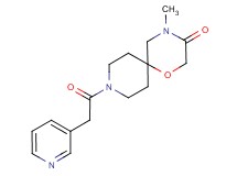 4-methyl-9-(pyridin-3-ylacetyl)-1-oxa-4,9-diazaspiro[5.5]undecan-3-one