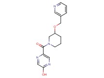 5-{[3-(3-pyridinylmethoxy)-1-piperidinyl]carbonyl}-2-pyrazinol
