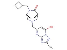(1S*,5R*)-6-(cyclobutylmethyl)-3-[(7-hydroxy-2-methyl[1,2,4]triazolo[1,5-a]pyrimidin-5-yl)methyl]-3,6-diazabicyclo[3.2.2]nonan-7-one