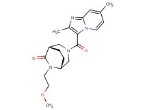 (1S*,5R*)-3-[(2,7-dimethylimidazo[1,2-a]pyridin-3-yl)carbonyl]-6-(2-methoxyethyl)-3,6-diazabicyclo[3.2.2]nonan-7-one