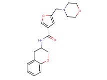 N-(3,4-dihydro-2H-chromen-3-yl)-5-(4-morpholinylmethyl)-3-furamide