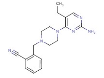 2-{[4-(2-amino-5-ethylpyrimidin-4-yl)piperazin-1-yl]methyl}benzonitrile