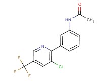 N-{3-[3-chloro-5-(trifluoromethyl)pyridin-2-yl]phenyl}acetamide